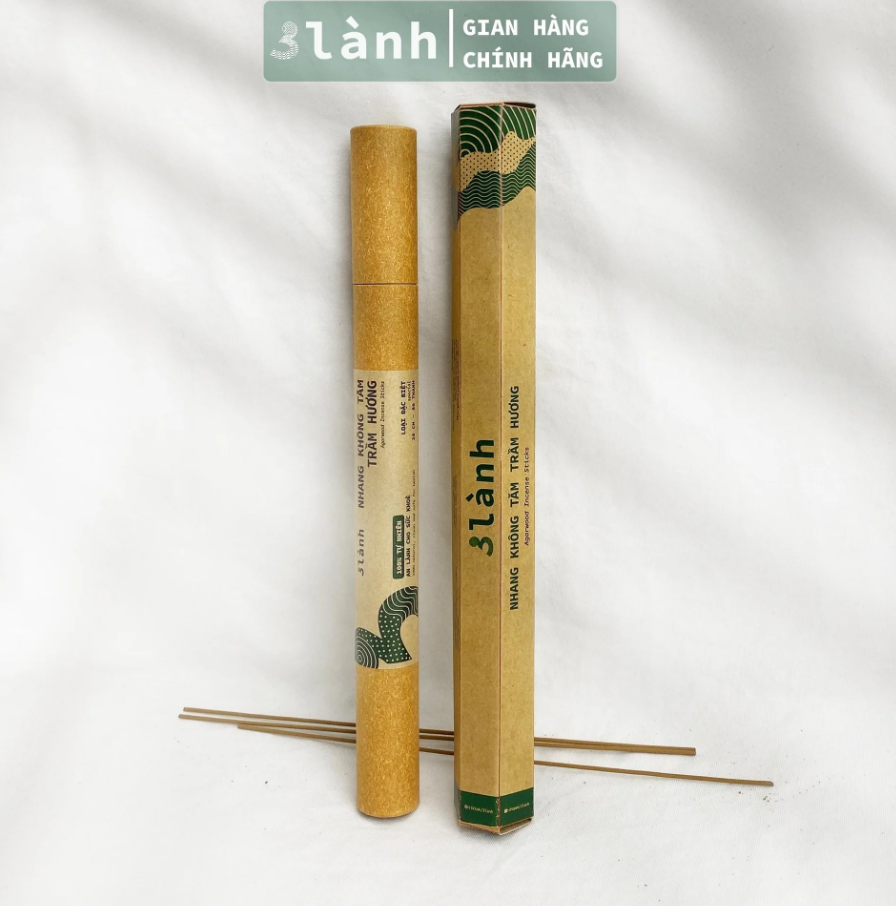 Nhang Không Tăm Trầm Hương Sạch Đặc Biệt 3 Lành 20cm 30gr.png
